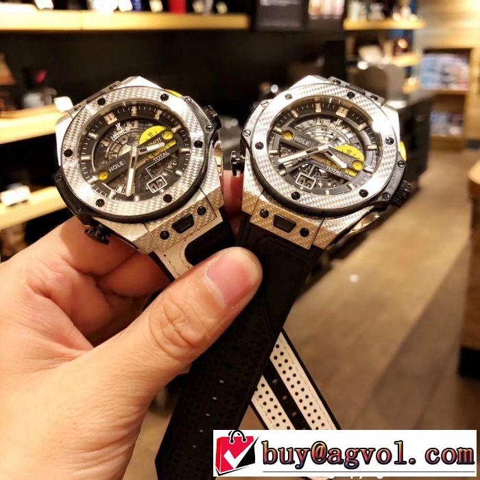  今季大人気新作登場 2色可選 男性用腕時計 2018高品質 ウブロ HUBLOT ファッショニスタ愛用