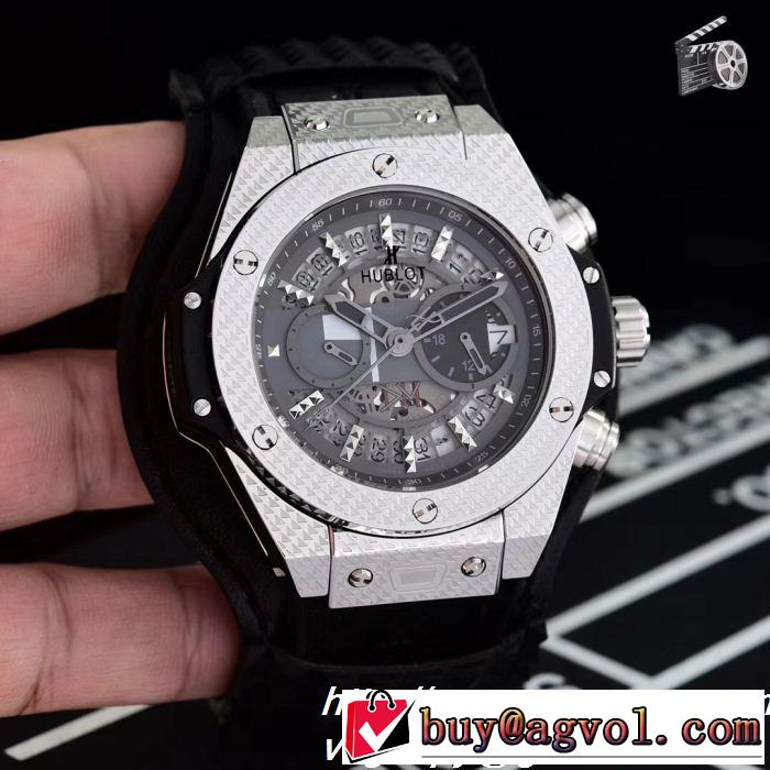 2018最高ランキング ウブロ HUBLOT 男性用腕時計 2色可選今年っぽくNEWファッション
