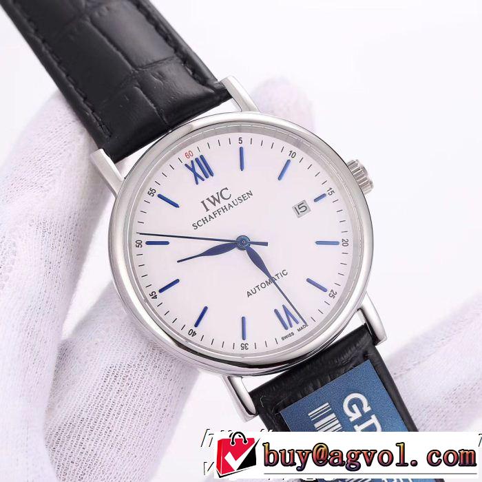 キレイめおしゃれインターナショナルウォッチ カン１着は持つべき IWC 男性用腕時計 2色可選