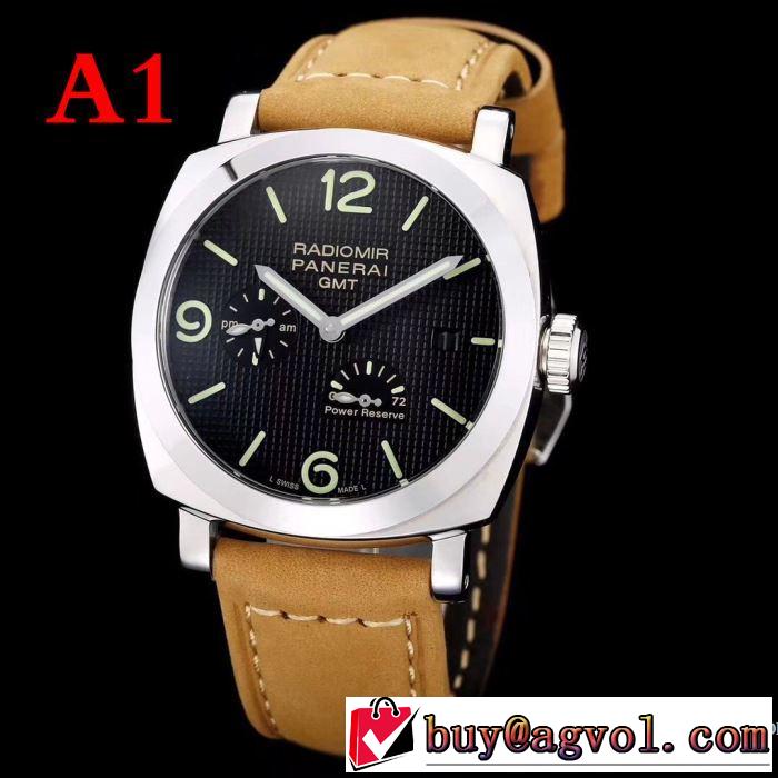 今からの季節にピッタリ！オフィチーネ パネライ OFFICINE PANERAI 男性用腕時計2018春夏新作 4色可選