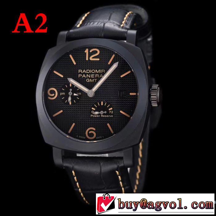 今からの季節にピッタリ！オフィチーネ パネライ OFFICINE PANERAI 男性用腕時計2018春夏新作 4色可選
