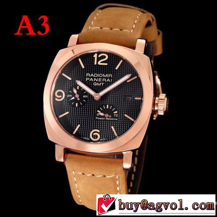 今からの季節にピッタリ！オフィチーネ パネライ OFFICINE PANERAI 男性用腕時計2018春夏新作 4色可選