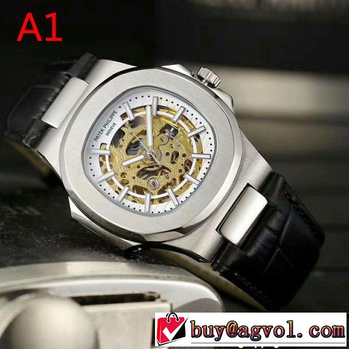 今季大人気新作登場 多色可選 夜光効果 男性用腕時計 パテック フィリップ Patek Philippe 注目美品