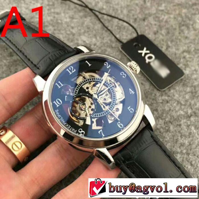  人目を引く存在感 自動巻き  ムーブメント 男性用腕時計 多色可選 パテック フィリップ Patek Philippe 2018最安値！