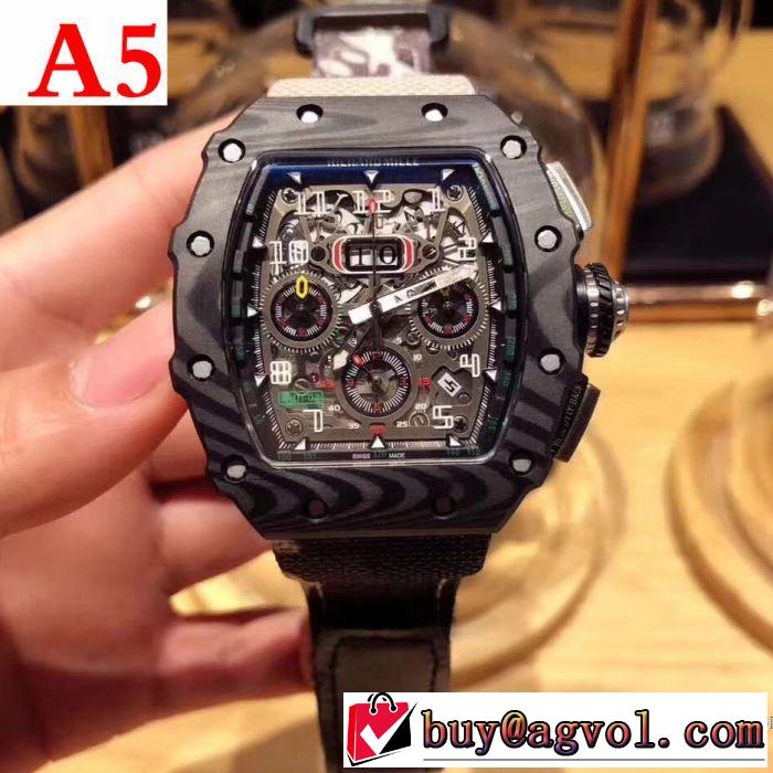 爆買い大人気2018春夏新作 超目玉リシャールミル RICHARD MILLE 男性用腕時計多色可選