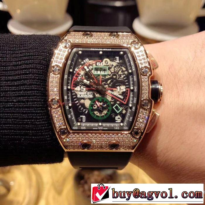 大好評2018春夏新作 2色可選 RICHARD MILLE 男性用腕時計ファッション 人気 リシャールミル
