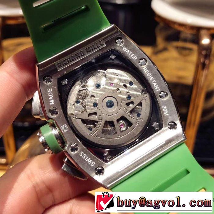 大好評2018春夏新作 2色可選 RICHARD MILLE 男性用腕時計ファッション 人気 リシャールミル