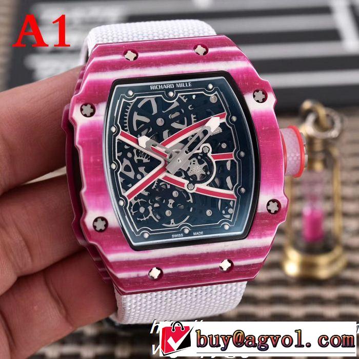 2018人気の主流アイテムリシャールミル 圧倒的人気新着RICHARD MILLE 男性用腕時計 多色可選