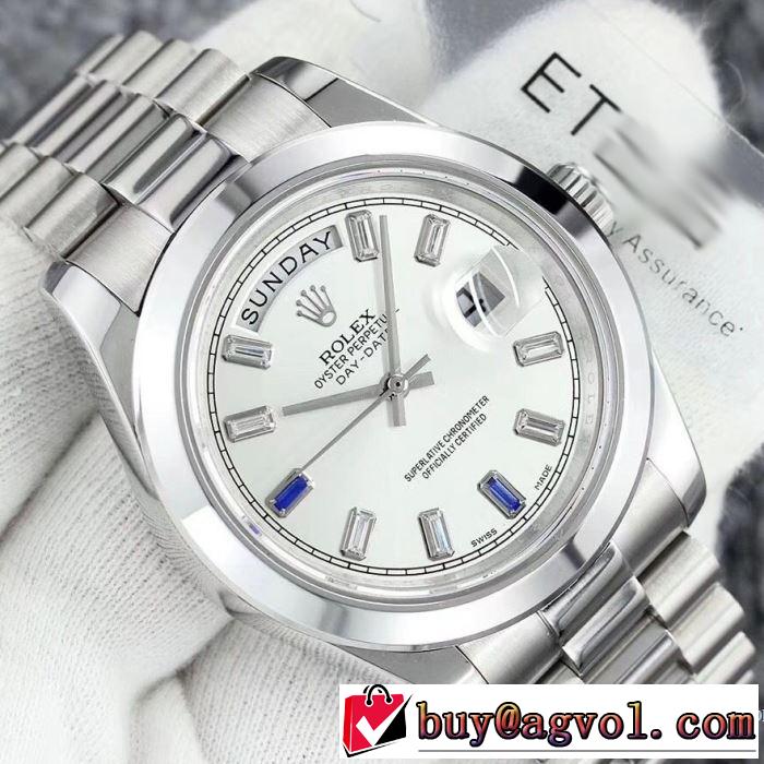 追跡あり☆入手困難!! ロレックス ROLEX 男性用腕時計爆買い得価 2018春夏新作 4色可選