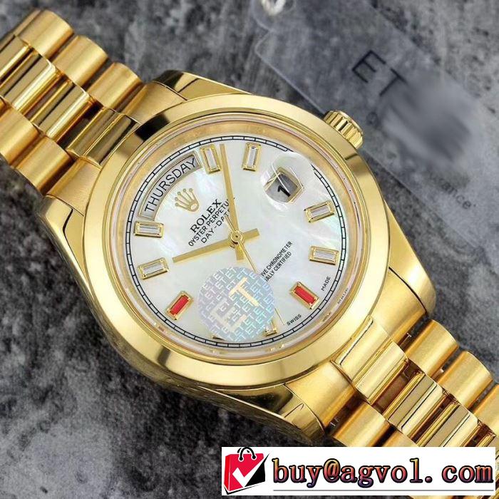 追跡あり☆入手困難!! ロレックス ROLEX 男性用腕時計爆買い得価 2018春夏新作 4色可選