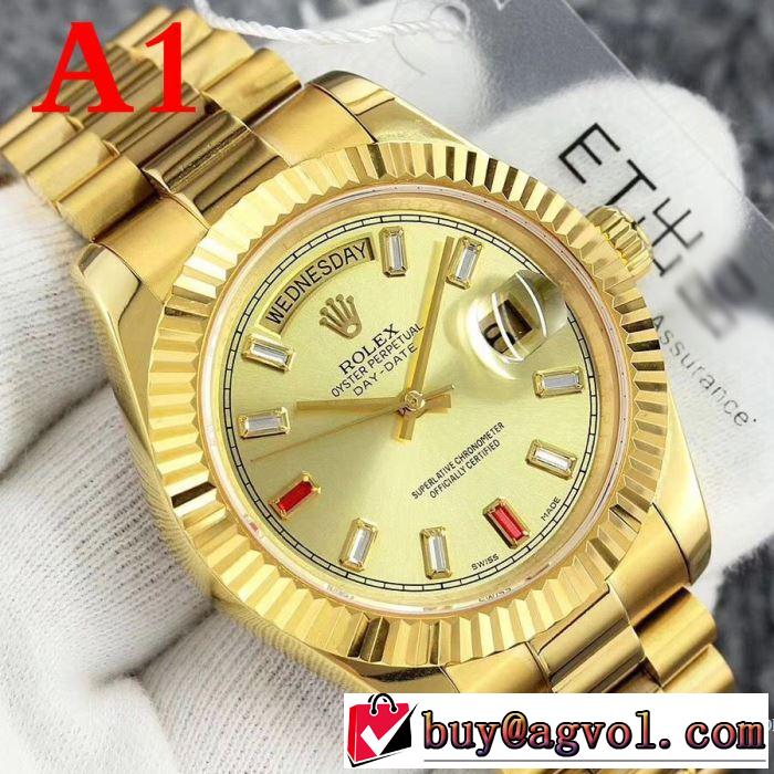  目玉商品 2018春夏新作 3色可選 肌触りの気持ちい? ロレックス ROLEX 男性用腕時計