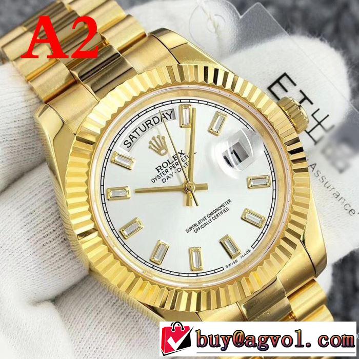 目玉商品 2018春夏新作 3色可選 肌触りの気持ちい? ロレックス ROLEX 男性用腕時計