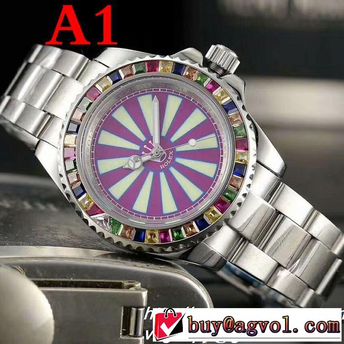  華やかさ満点 ロレックス ROLEX 男性用腕時計 4色可選海外先行発売！