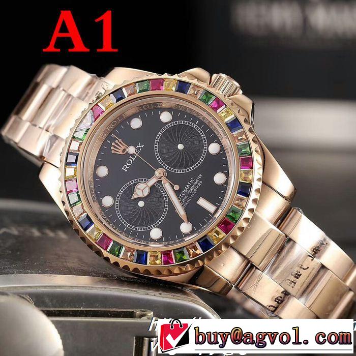 男性用腕時計主役級のアイテム 4色可選 大人っぽい ロレックス ROLEX