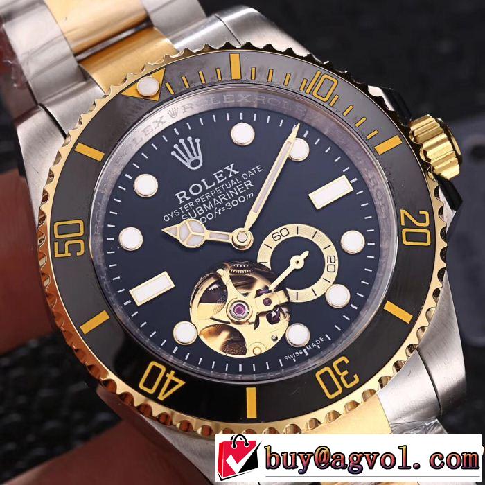 先行受注 2018新品入荷 4色可選 最近人気一番！男性用腕時計 ロレックス ROLEX良好品
