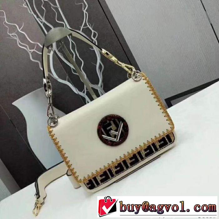 多色可選 2018夏の定番新品到来! 超人気美品 フェンディ FENDI バッグ レディース