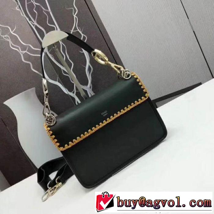 多色可選 2018夏の定番新品到来! 超人気美品 フェンディ FENDI バッグ レディース