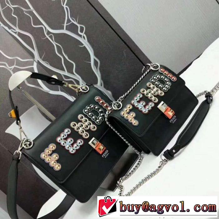  主役級のアイテム 2018新品入荷 フェンディ FENDI 3色可選 バッグ レディース