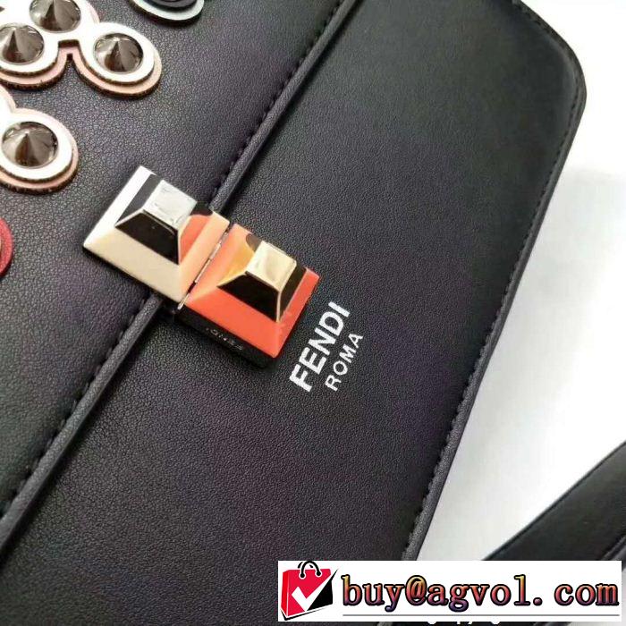 主役級のアイテム 2018新品入荷 フェンディ FENDI 3色可選 バッグ レディース
