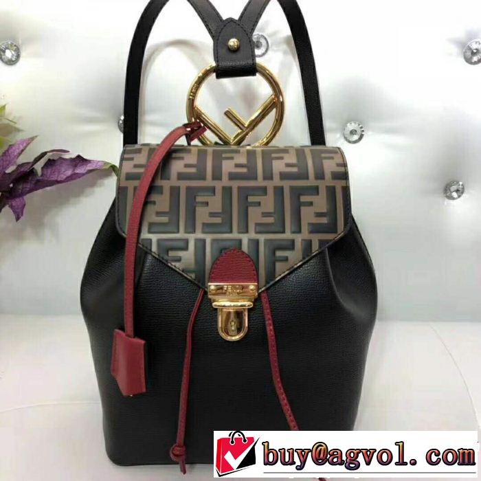  絶妙な新商品 大人っぽく知的な FENDI フェンディ 秋季超人気アイテム バックパック