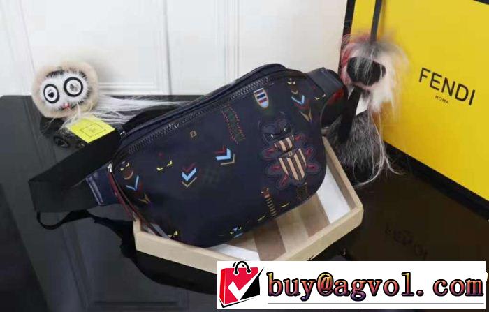  超激安価格 フェンディ FENDI ミックス感が溢れる ウエストポーチ 2018新品入荷 