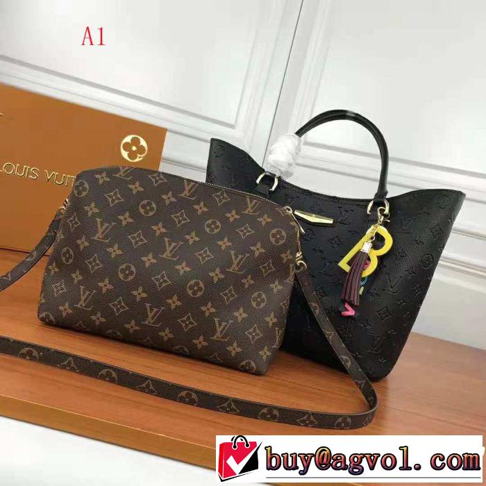 4色可選 2018年秋冬入荷 人目を引く存在感 最終数量限り！LOUIS VUITTON ルイ ヴィトン ハンドバッグ