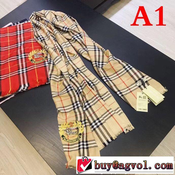  ファッションの最先端！ バーバリー BURBERRY 上品でファッション スカーフ 多色可選 2018年秋冬シーズン