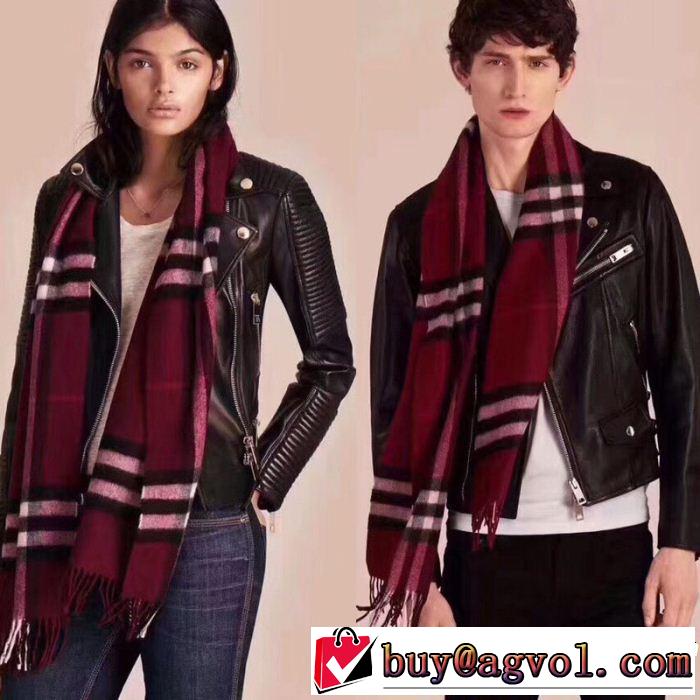 2018年秋冬入荷 バーバリー 人気急上昇中 BURBERRY ロングマフラー 多色可選