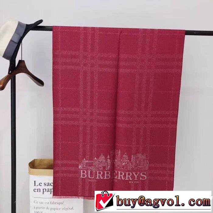 ロングマフラー 3色可選 18新品*最安値保証 バーバリー BURBERRY あったか発熱