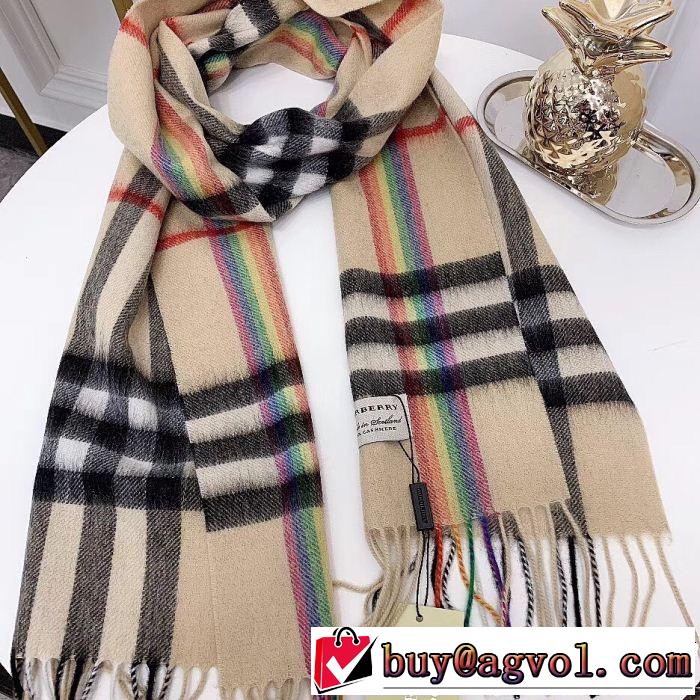 新季度 3色可選 人目を引く存在感 バーバリー 海外先行発売！BURBERRY ロングマフラー