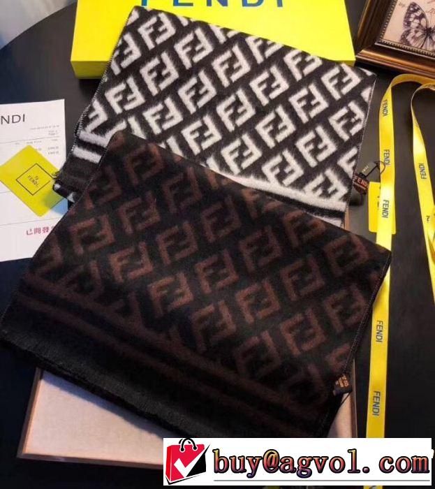  フェンディ2018秋冬の定番新品到来! FENDI 2色可選 ロングマフラー 冬季限定販売