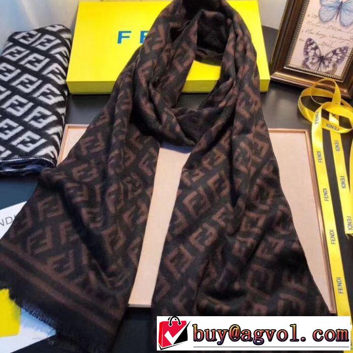 フェンディ2018秋冬の定番新品到来! FENDI 2色可選 ロングマフラー 冬季限定販売