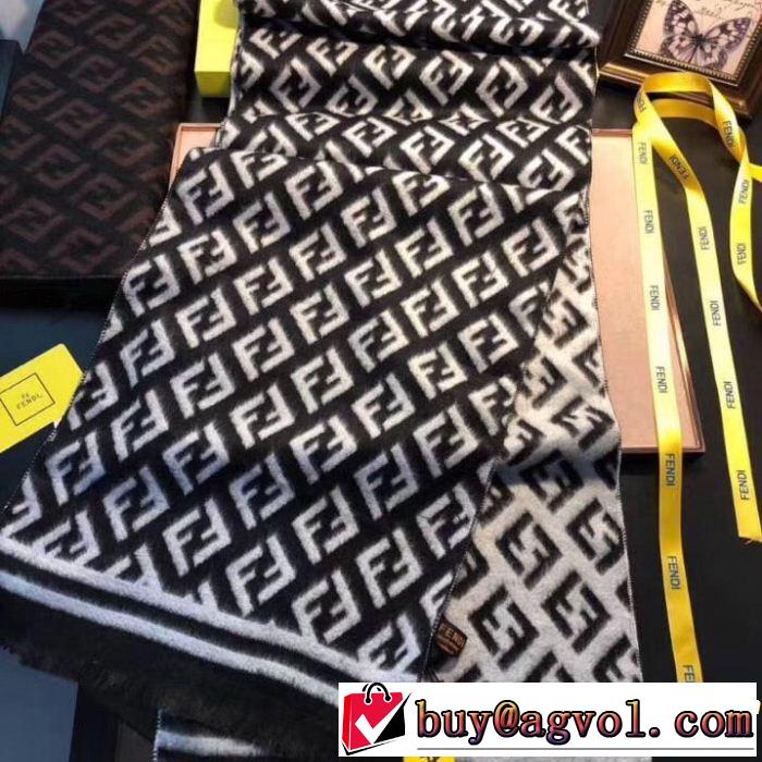 フェンディ2018秋冬の定番新品到来! FENDI 2色可選 ロングマフラー 冬季限定販売