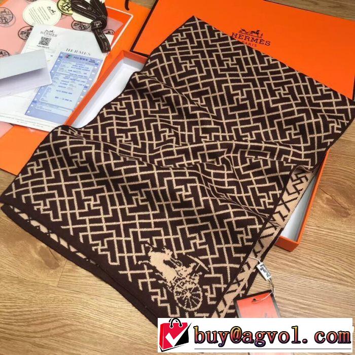 HERMES 超お買い得 ロングマフラー 2018年人気満々のブランド 2色可選 エルメス