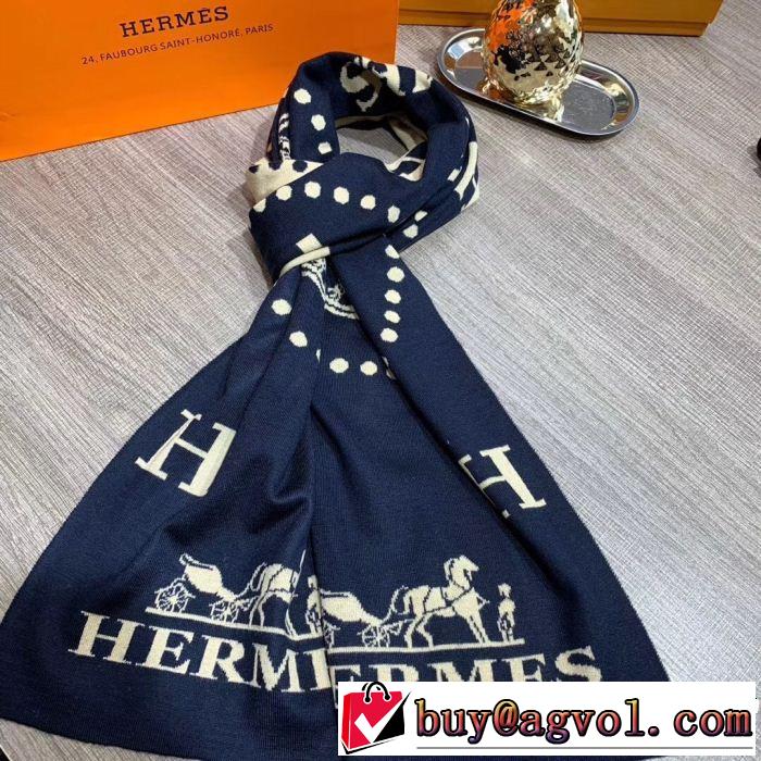 最終数量限り！HERMES ロングマフラー  2018年秋冬入荷 2色可選 人気急上昇中 エルメス