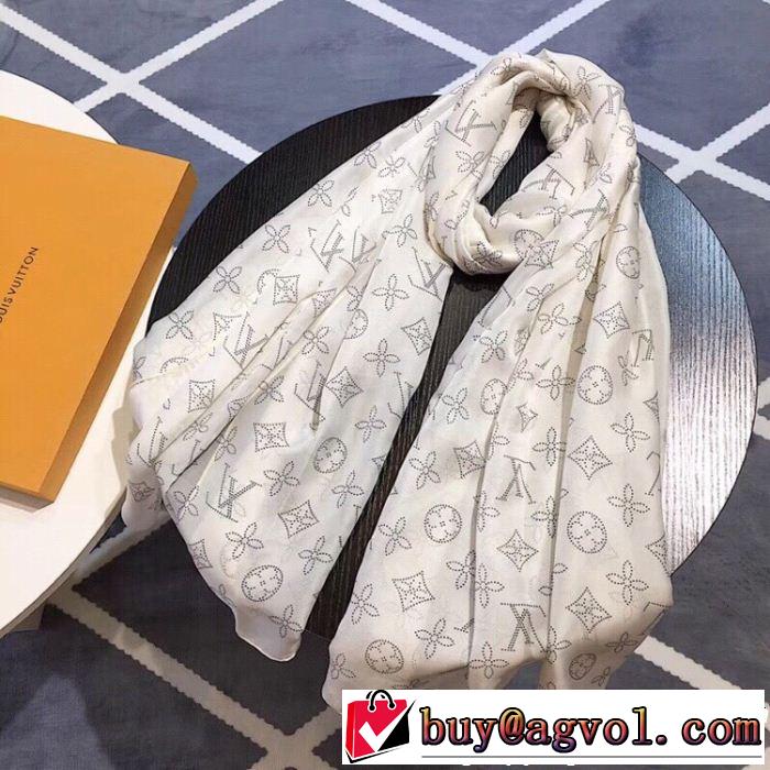 売上ランキング1位ルイ ヴィトン 流行っている LOUIS VUITTON  ロングマフラー 高品質な