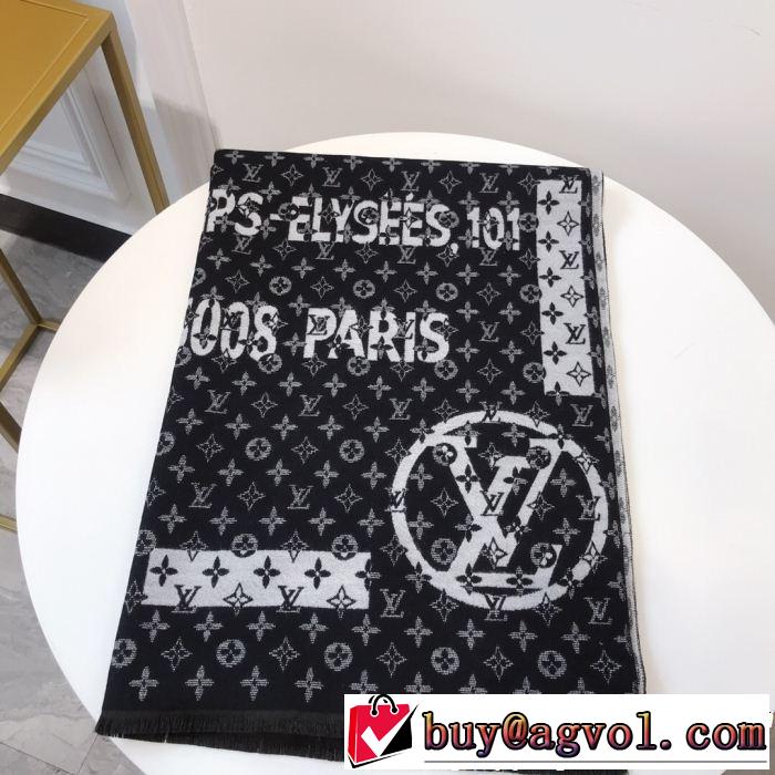 2018秋冬の定番新品到来! ルイ ヴィトン LOUIS VUITTON 高級感が漂う スカーフ  3色可選