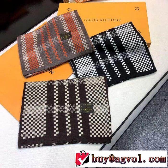ルイ ヴィトン2018年秋冬入荷  LOUIS VUITTON 今季爆発的な人気 ロングマフラー 3色可選