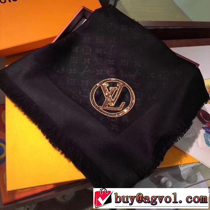 目前の注目ブランド ルイ ヴィトン2018年秋冬入荷 LOUIS VUITTON ロングマフラー