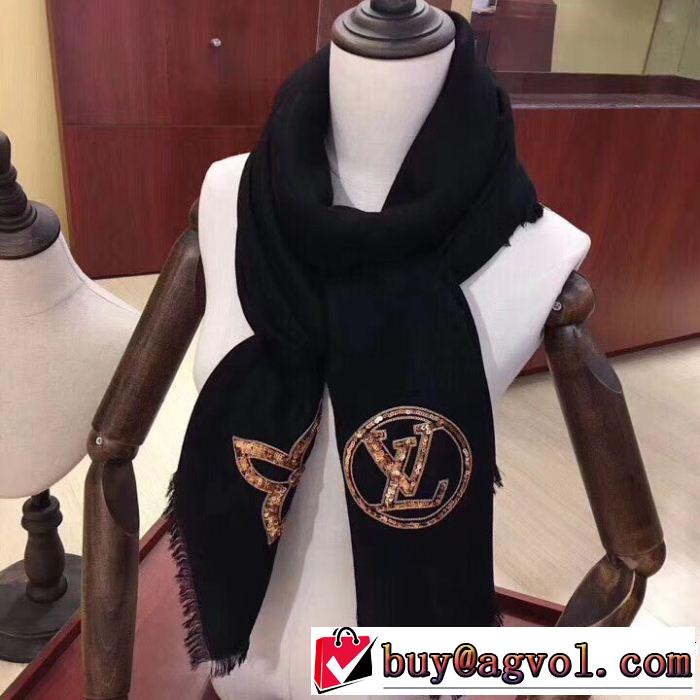 目前の注目ブランド ルイ ヴィトン2018年秋冬入荷 LOUIS VUITTON ロングマフラー