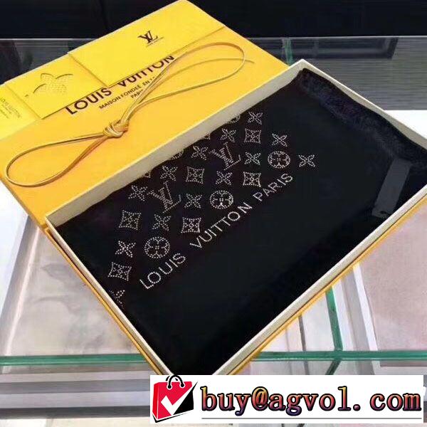 2018年秋冬入荷 ルイ ヴィトン稀少*入手困難  LOUIS VUITTON ロングマフラー 華やかさ満点