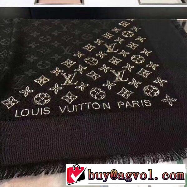 2018年秋冬入荷 ルイ ヴィトン稀少*入手困難  LOUIS VUITTON ロングマフラー 華やかさ満点