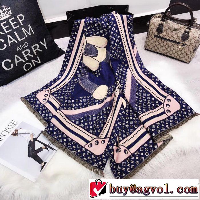 秋冬トレンド ルイ ヴィトン2018新品入荷 LOUIS VUITTON ロングマフラー 3色可選
