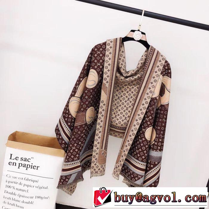 秋冬トレンド ルイ ヴィトン2018新品入荷 LOUIS VUITTON ロングマフラー 3色可選