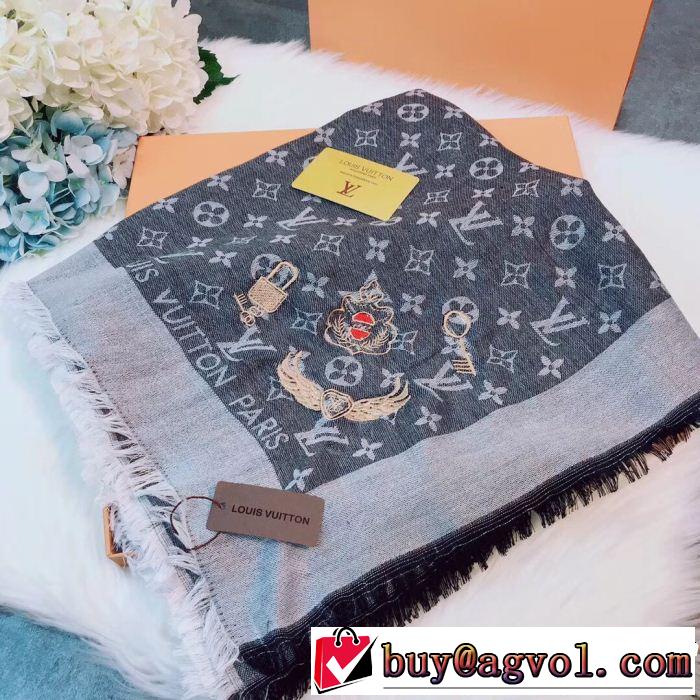 手頃価格ルイ ヴィトン LOUIS VUITTON 2018秋冬の定番新品到来! ロングマフラー 3色可選