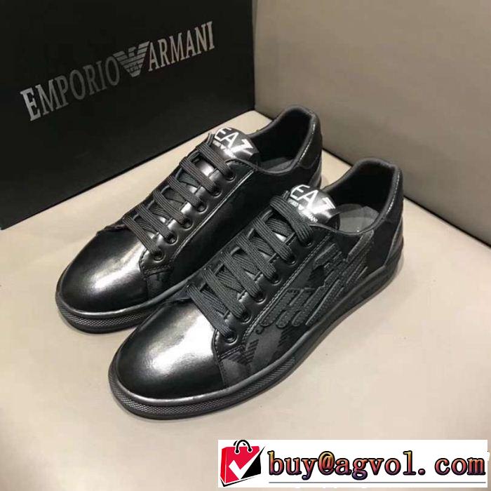  人気沸騰なアイテム フラットシューズアルマーニ ARMANI 2018人気度高めの新作
