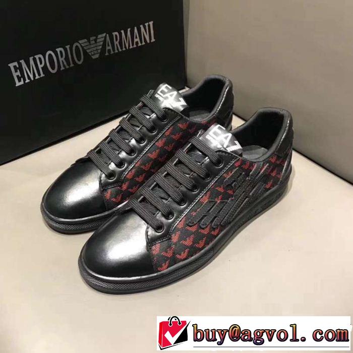 さりげないデザイン アルマーニ入荷！ ARMANI スニーカー、靴 2018最新入荷今季気になる!