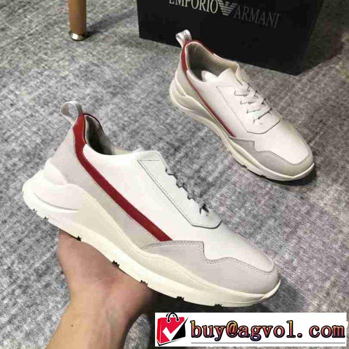 ランニングシューズ 新作コレクションが登場 アルマーニNewアイテム  ARMANI 限定品が必須!