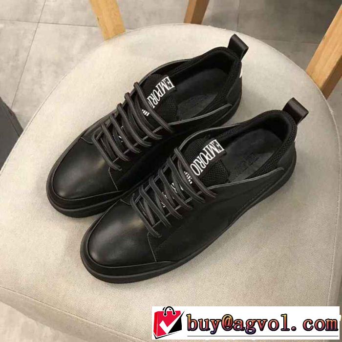 2019新作/送料込 アルマーニ ARMANI 絶対安いです ランニングシューズ 3万円以内新作商品 2色可選
