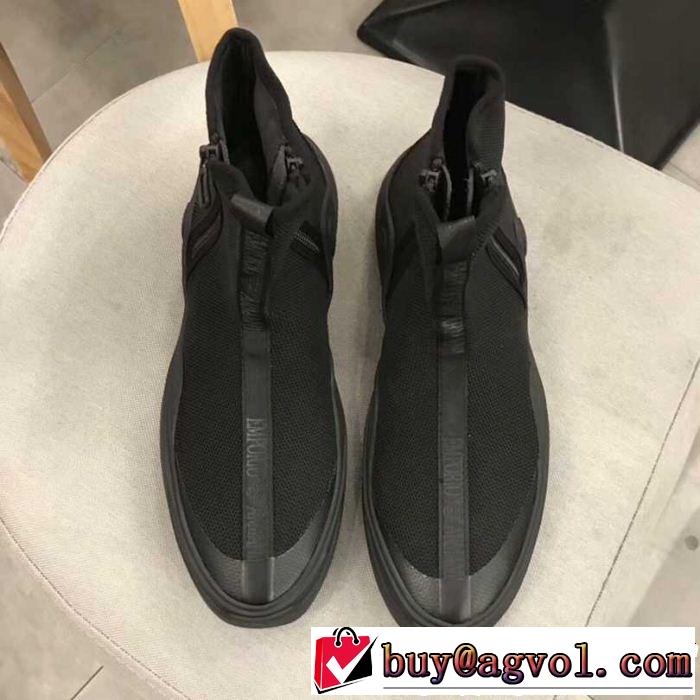 限定的新作入荷 アルマーニ ARMANI 年末年始売切必至 ハイトップシューズ SALE年末年始限定
